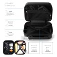 thumbnail image 3 of StorageBud 22" Lightweight Luggage Suitcase, Hard Shell Carry On Luggage Set Spinner Wheels (checked), Black, 3 of 7