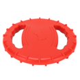 thumbnail image 1 of Dog Flying Disc Toy, 2 Sides Hollow Design Stress Relief Flexible Squeaky Dog Training Flying Disc TPR  For Park Sky Blue,Red, 1 of 8