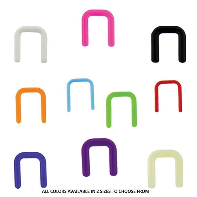 Acrylic Septum Retainer 14g Or16g Bioflex Sold Individual