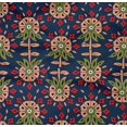 thumbnail image 4 of oneOone Coton Bio Popeline Sergé Feuilles & Imprimé Floral Bloc 1 Yard 42 Inch Wide, 4 of 4
