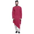 thumbnail image 1 of Atasi Kurta à Col Rond Chemise Kurta Uni à Manches Longues pour Hommes Tenue Décontractée, 1 of 1