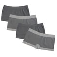 thumbnail image 1 of FEM Girl Seamless Girl Panties Boy Shorts - 4 Pack, 1 of 1