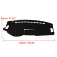 thumbnail image 3 of Unique Bargains Car Dashboard Cover Nonslip Black Polyester Fiber for Mazda 6 2009-2012, 3 of 4