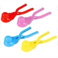 thumbnail image 1 of Mikilon Kids Snow Snowball Maker Animal Shaped Clip Snow Sand Mold Winter Tool 4pcs, 1 of 8