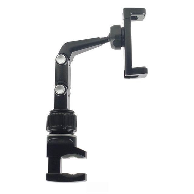 ziyahi Guitar Phone Holder Mic Stand Mount for Guitar Broadcast Smartphone Bracket Holder Lessons Tutorials Black Gray