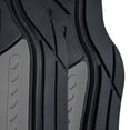 thumbnail image 4 of FH Group Universal Fit Two-tone Car Floor Mats Heavy Duty Rubber Full Set 4Pc - F11313GRAY, 4 of 5
