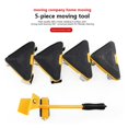 thumbnail image 2 of Mover Weight Mover Refrigerator Piano Furniture Save Effort Moving Base Tool Antirust Universal Pulley Home Moving Tools, 2 of 6