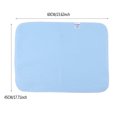 thumbnail image 2 of LHCER 2 Pack, Bed Pad Standard Reusable Underpad Washable For Adults Incontinence Pad Blue + White 45 * 60,Reusable Washable Pad, 2 of 5
