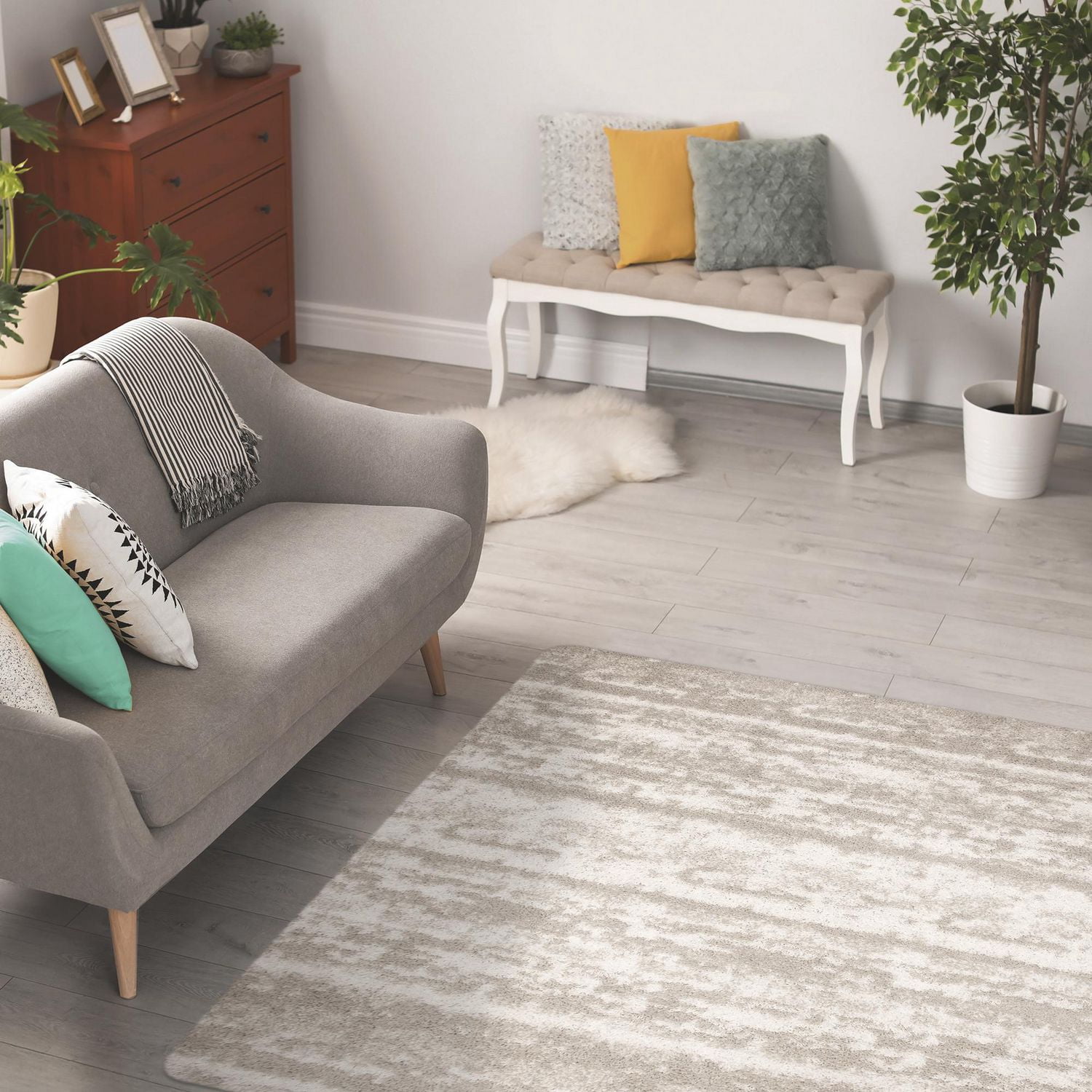 MAINSTAYS Tapis hautes mèches Sanborn 1.2m x 1.68m