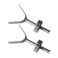 thumbnail image 1 of Lipstore 2 Pcs Adaptateurs de Rampe de Barrière pour Bébé Pièces Tiges de Barrière pour Maison Intérieur Gris, 1 of 8