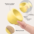 thumbnail image 4 of Simulated Tea Set For Pretend Play Wooden Afternoons Tea Toy With Tray Pastels Style Social Interaction Set Household accessories, 4 of 7
