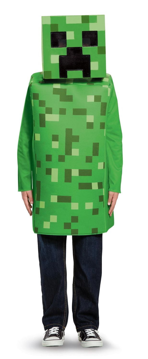 Déguisement Minecraft Creeper Classique Enfant Costume