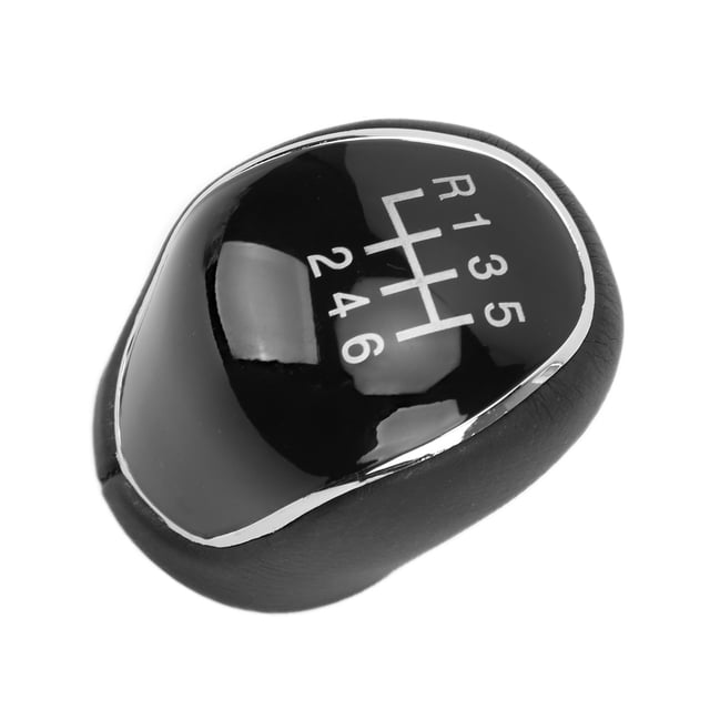 Knob, Great Hand Feeling Durable Car Gear Knob Head Black Fine Workmanship Replacement For Kuga 02/2008- For Auto Parts 6-Speed