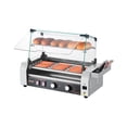 thumbnail image 1 of VEVOR Electric 12 Hot Dog 5 Roller Commercial Grill Cooker Machine Cover 750W, 1 of 9