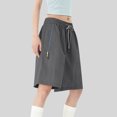 thumbnail image 4 of TMOYZQ Shorts de Randonnée pour Femmes Légers à Séchage Rapide Shorts de Golf Résistants à l'Eau avec Poches à Fermeture Éclair, 4 of 5