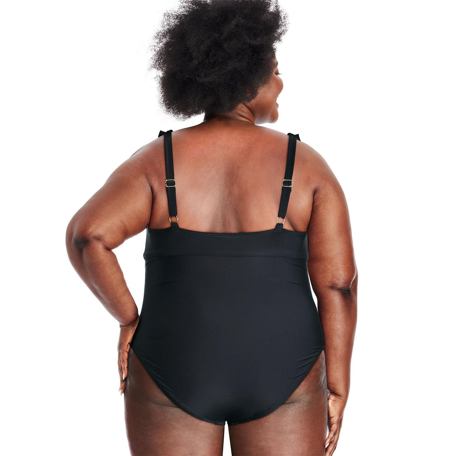 Maillot de bain à volants George Plus pour femmes