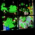 thumbnail image 3 of Christmas Window Stickers Light Up In The Dark Snowflake Design 30 cm x 20 cm PVC Reusable Electrostatic Adhesive Decorations, 3 of 6
