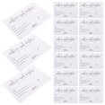 thumbnail image 3 of KAKOWELY Cartes de Bénédiction de Mariage 50 Pcs Cartes de Table de Mariage Inscriptibles Cartes de Bénédiction Banquet Cartes de Note de Table Fournitures de Mariage Cartes de Vœux Mr et Mrs, 3 of 5