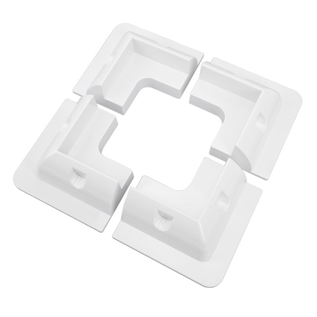 Ensemble de Montage sur Toit pour Panneau Solaire, Support d'Angle de Panneau Solaire en ABS Anti-Décoloration Sans Perçage pour VR