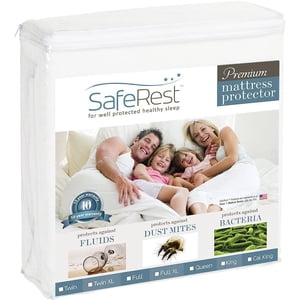 Mattress Protector - Twin XL, Premium, Cotton, Waterproof Mattress Cover Protectors - White