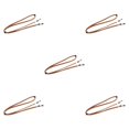thumbnail image 3 of Transemion Eyeglass Strap Non- for Slip Stretchy Universal Rope Eyewear Sports Retainer Light Brown 26.77 Inch 5Set, 3 of 6
