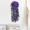 thumbnail image 4 of Wall Decorations for Living Room Simulated Violet Wall Hanging Wedding Home Decoration Simulated Living Room Ceiling Decoration Plastic Packaging Plants Home Decorations for Living Room, 4 of 8