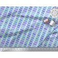 thumbnail image 3 of Soimoi Green Poly Georgette Fabric Brush Stroke Abstract Print Fabric by the Yard 42 Inch Wide, 3 of 3