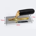 thumbnail image 1 of Plaster Finishing Trowel Stainless Steel Rubber Grip Handle for Stucco Concrete, 1 of 6