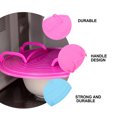 thumbnail image 3 of Minkissy 2Pcs Blue Microwave Oven Layer Rack Microwave Cooking Tray for Food Heating, 3 of 6