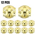 thumbnail image 1 of 5/12set Jewelry Box Hasp Clasp Suitcase Wood Chest Cabinet Decorative Lock Latch, 1 of 4