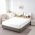 thumbnail image 4 of YST Ladybug Gnome Comforter Set Queen 7 Piece,Spring Daisy Flower Bed In A Bag With Fitted Sheet,Flat Sheet For Kids,Cute Ladybird Dwarf Bedding Set With Pillow Cases And Covers, 4 of 5