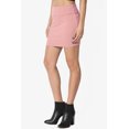 thumbnail image 4 of TheMoogan Women's Basic Stretch Cotton High Waist Double Layer Tube Mini Skirt, 4 of 7