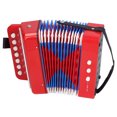thumbnail image 2 of Mini Musical Instrument, Training Skills Children's Accordion Toy Waterproof Ease Of Playback Educational  For Kids, 2 of 8