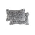thumbnail image 1 of BELTON FAUX FUR PILLOW 12"X20" 2-PACK, 1 of 5