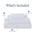 thumbnail image 3 of Mainstays Washed Ultra Soft Microfiber Bed Sheet Set, Twin-TXL, Arctic White, 3 Piece, 3 of 10