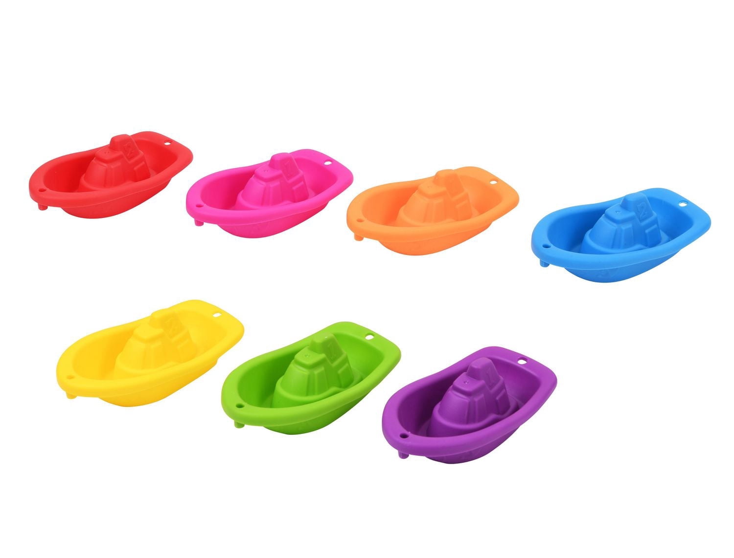 Bateaux empilables Jouet de bain kid connection 7 pièces