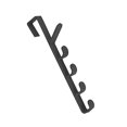 thumbnail image 4 of Kgfrsd Command Hooks,Hat Organizer,Over The Door Hook Hanger | 5-Hook Heavy-Duty Organizer Rack For Coats, Hats,Hat Rack,Hooks for Hanging,Suction Cup Hooks, 4 of 9