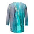 thumbnail image 5 of TIMIFIS T-Shirts à Col Rond pour Femmes à Manches 3/4 Unis Amples Mignons Tunique Hauts Blouses Automne, 5 of 5