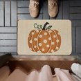 thumbnail image 3 of yulier Door Mat Fall Decor Pumpkins Pattern Doormat Welcome Mat for Front Door, Thanksgiving Halloween Decorations, 16 x 24 In, 3 of 4