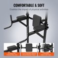 thumbnail image 4 of KFFKFF Strength Training Tower, Pull Up Bar Stand with 10-Level Height Customization, Comprehensive Home Gym Fitness Gear, 7-Level Backrest Adjustment, Cushioned Elbow Pads, Supports 440LBS, 4 of 9