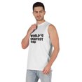 thumbnail image 4 of Inkmeso Printed Graphic World Okayest Dad€ T-Shirt For Mens Best Daddy Ever Gift T-Shirt, 4 of 7