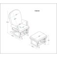 thumbnail image 4 of Lennox Glider Rocker Chair & Ottoman Combo, 4 of 4