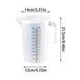 thumbnail image 2 of Contenants de Rangement 2 Pichet Doseur Transparent avec Échelle pour Liquides 2000 ml avec Poignée Cuisine pour Mesure Précise et Versement, 2 of 7