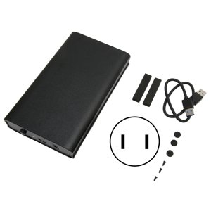 USB3.0 To SATAHDD Enclosure, ABS Plastic Wear Resistant 110-240V External Hard Drive  For Laptop For Data US Plug