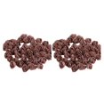 thumbnail image 3 of Transemion 500pieces Wreath Wedding House Decor Lasting Impression With These Exquisite coffee 2Set, 3 of 6