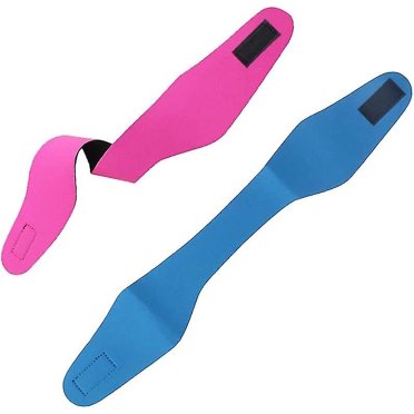 Ear Protector Band Swimming Headband Waterproof Diving Ears Protection Head Band Earmuffs Band (blue Size L And Rosy Size L)2pcs)