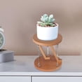 thumbnail image 2 of Tensegrity Table Rustic Wooden Speaker Holder for Table Bedroom TV Cabinet Light Brown, 2 of 6