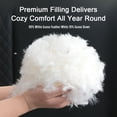 thumbnail image 3 of Mainstays Goose Feather Duvet Bed Duvet Full/Queen 86 in x 86 in, 3 of 8