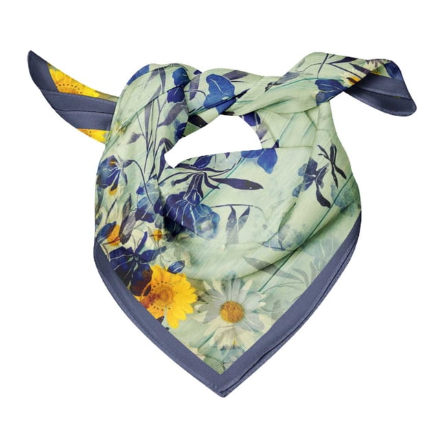 Bimba Womens Square Head Bandanas Summer Neck Wrap Scarf-40 x 40 Inches