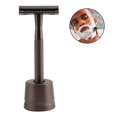 thumbnail image 2 of Safety Razor | Perfect for Everyday Use | Barbershop Quality Close Smooth Shave | Luxury Razor for Men,Matt black, 2 of 6